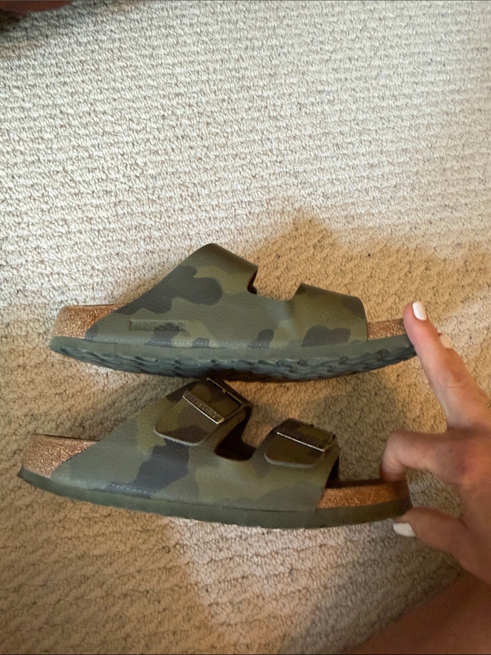 Birkenstock Arizona Sandal in Army Green Camo - Picture 8 of 9